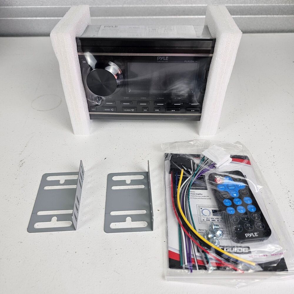 Pyle PLR2DN Stereo Receiver Power Amplifier AM FM MP3 BT USB AUX LCD Display - Picture 2 of 11